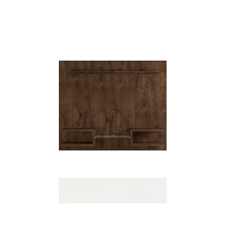 Manhattan Comfort Plaza 64.25 Floating Entertainment Center, Rustic Brown 224BMC9